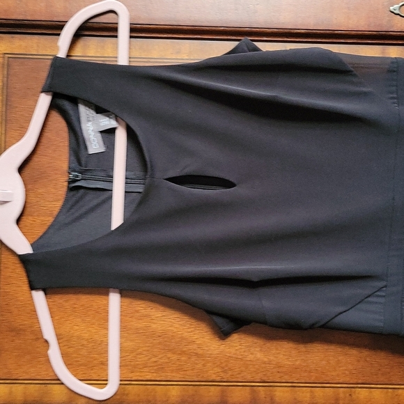 DONNA RICCO NY Little black Dress Beautiful sz 4 - Picture 3 of 5